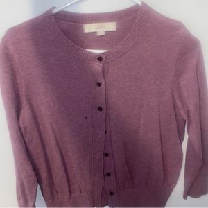 Purple Cardigan